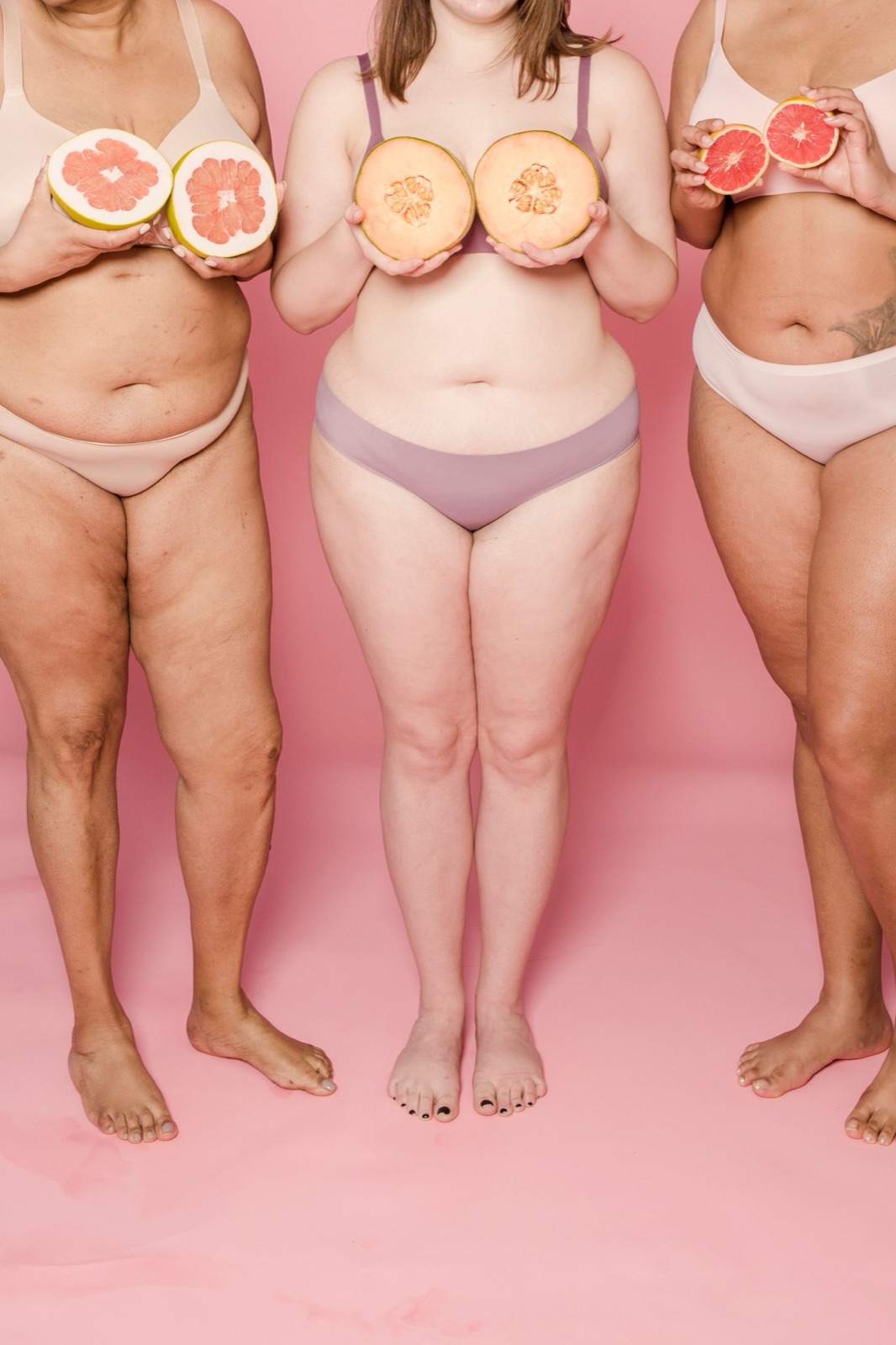 Body-positive portrait representing breast health and self-acceptance during postpartum recovery